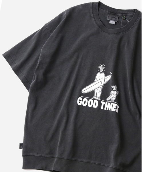6.2oz ピグメントGOOD TIMES ビッグTEE | ジムマスター（gym master