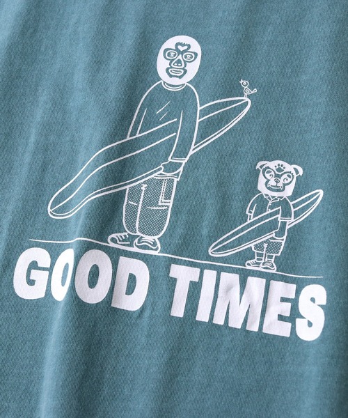 6.2oz ピグメントGOOD TIMES ビッグTEE | ジムマスター（gym master