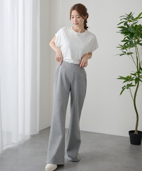 DAYRA(デイラ)の「ソリッドカラー ハイウエスト イージー ワイド パンツ(その他パンツ・レディース・ダークグレー/ブラック/グレー・L/M)」の16枚目の写真