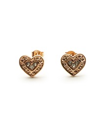 CARROLL キャロル ハートインハートストーンキャッチピアス