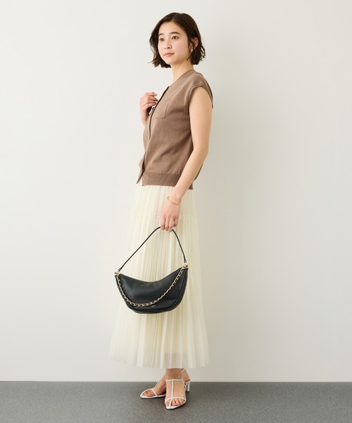 ROPE'（ロペ）の「【手洗い可】ギマコットンフレンチスリーブニット/セットアップ対応・イージーケア（ニット/セーター・レディース・ブラック/ブルー/ブラウン系その他2・FREE）」の20枚目の写真