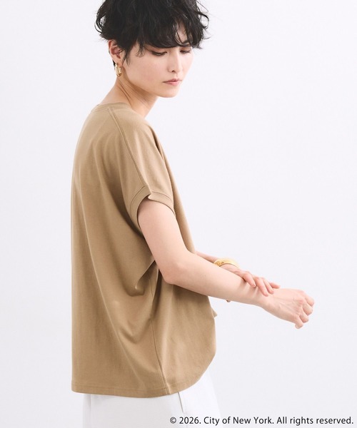 GOOD ROCK SPEED（グッドロックスピード）の「BARNYARDSTORM / GOOD ROCK SPEED別注 / NYC サークルロゴT（Tシャツ/カットソー・レディース・ホワイト/ベージュ/ブラック・FREE）」の19枚目の写真