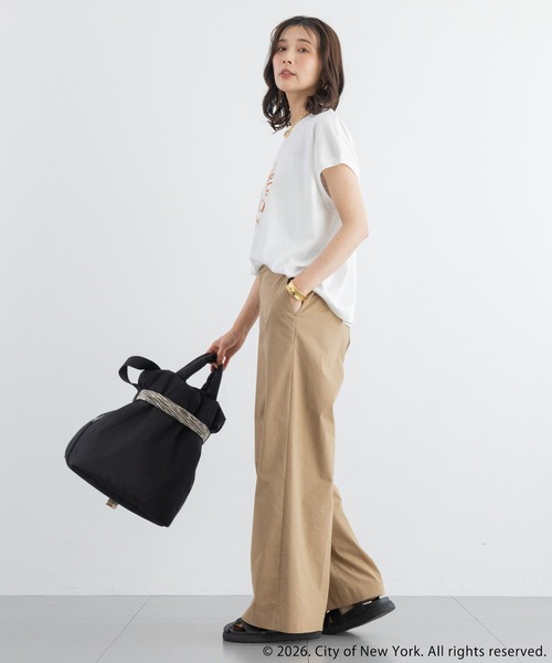 GOOD ROCK SPEED（グッドロックスピード）の「BARNYARDSTORM / GOOD ROCK SPEED別注 / NYC サークルロゴT（Tシャツ/カットソー・レディース・ホワイト/ベージュ/ブラック・FREE）」の14枚目の写真