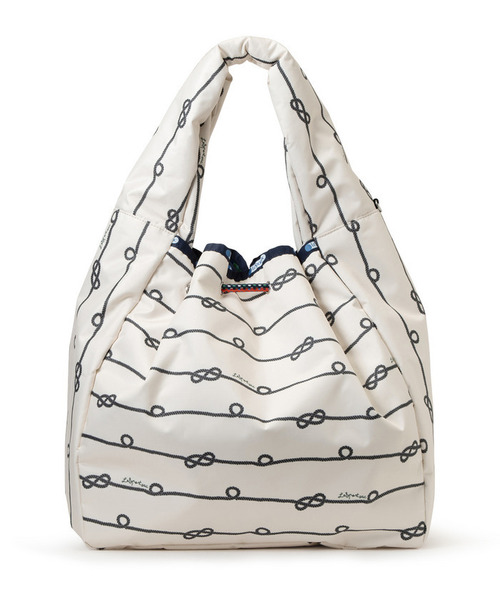 LeSportsac（レスポートサック）の「DBL DRAWST MARCHE BAG アイボリーセイル（トートバッグ・レディース・ホワイト・FREE）」の8枚目の写真