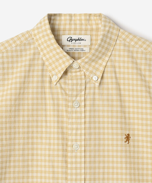 GYMPHLEX(ジムフレックス)の「Gymphlex | コットンタイプライター フレンチスリーブシャツ WOMEN(シャツ/ブラウス・レディース・イエロー系その他・14/12)」の4枚目の写真
