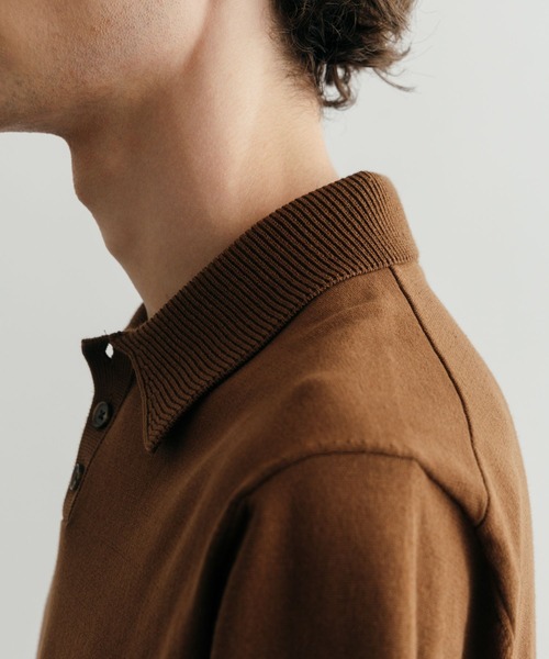 LURAKU(ルラク)の「【LURAKU】Light Polo Shirt / ライトポロシャツ(ポロシャツ・メンズ・ブラック/ブラウン・M/L)」の22枚目の写真