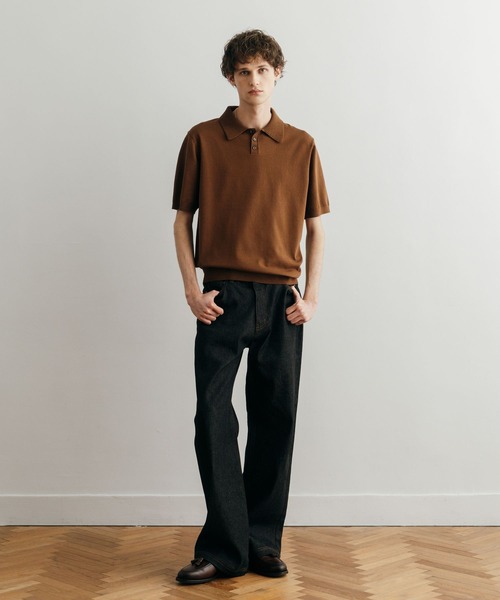 LURAKU(ルラク)の「【LURAKU】Light Polo Shirt / ライトポロシャツ(ポロシャツ・メンズ・ブラック/ブラウン・M/L)」の21枚目の写真
