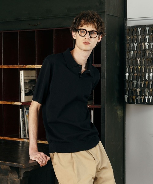LURAKU(ルラク)の「【LURAKU】Light Polo Shirt / ライトポロシャツ(ポロシャツ・メンズ・ブラック/ブラウン・M/L)」の19枚目の写真