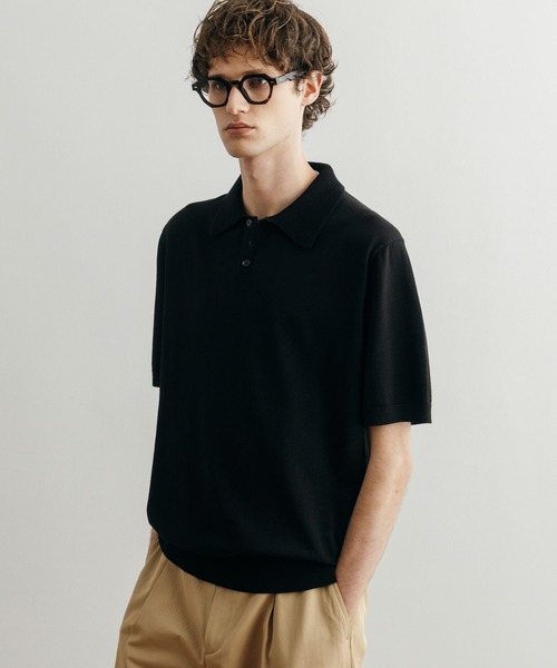 LURAKU(ルラク)の「【LURAKU】Light Polo Shirt / ライトポロシャツ(ポロシャツ・メンズ・ブラック/ブラウン・M/L)」の18枚目の写真