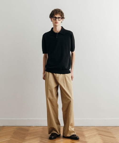 LURAKU(ルラク)の「【LURAKU】Light Polo Shirt / ライトポロシャツ(ポロシャツ・メンズ・ブラック/ブラウン・M/L)」の14枚目の写真