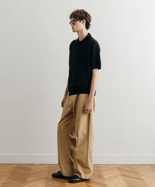 LURAKU(ルラク)の「【LURAKU】Light Polo Shirt / ライトポロシャツ(ポロシャツ・メンズ・ブラック/ブラウン・M/L)」の13枚目の写真