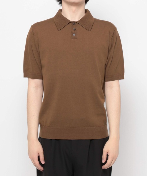 LURAKU(ルラク)の「【LURAKU】Light Polo Shirt / ライトポロシャツ(ポロシャツ・メンズ・ブラック/ブラウン・M/L)」の11枚目の写真