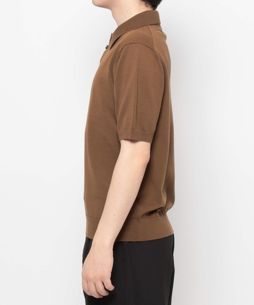 LURAKU(ルラク)の「【LURAKU】Light Polo Shirt / ライトポロシャツ(ポロシャツ・メンズ・ブラック/ブラウン・M/L)」の10枚目の写真