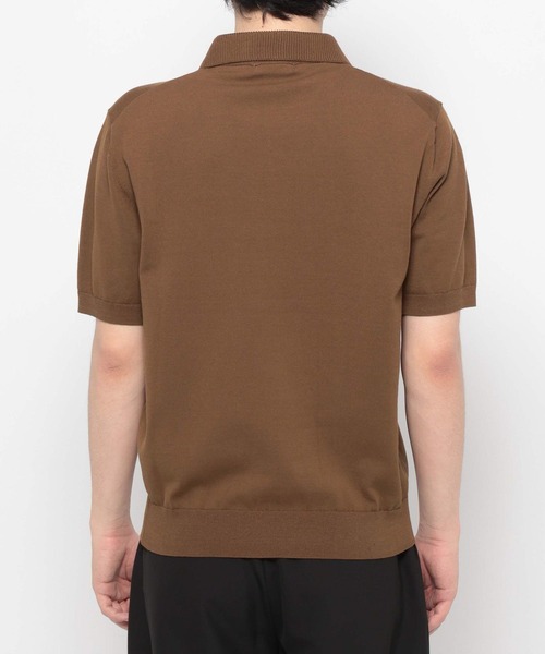 LURAKU(ルラク)の「【LURAKU】Light Polo Shirt / ライトポロシャツ(ポロシャツ・メンズ・ブラック/ブラウン・M/L)」の9枚目の写真