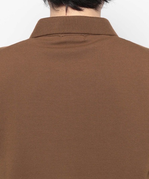 LURAKU(ルラク)の「【LURAKU】Light Polo Shirt / ライトポロシャツ(ポロシャツ・メンズ・ブラック/ブラウン・M/L)」の8枚目の写真