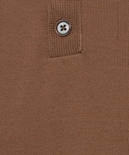 LURAKU(ルラク)の「【LURAKU】Light Polo Shirt / ライトポロシャツ(ポロシャツ・メンズ・ブラック/ブラウン・M/L)」の4枚目の写真