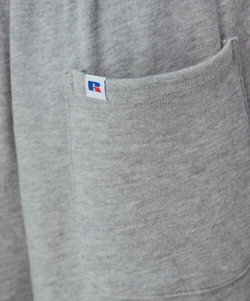 BEAMS HEART(ビームスハート)の「【EXCLUSIVE】RUSSELL ATHLETIC / ライン ゴム スウェット パンツ(スウェットパンツ・レディース・ライトグレー/ネイビー・FREE)」の19枚目の写真