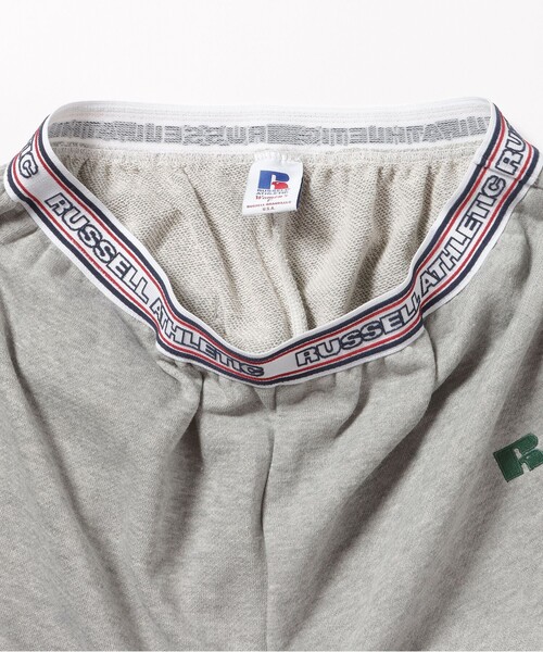 BEAMS HEART(ビームスハート)の「【EXCLUSIVE】RUSSELL ATHLETIC / ライン ゴム スウェット パンツ(スウェットパンツ・レディース・ライトグレー/ネイビー・FREE)」の8枚目の写真