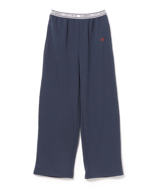 BEAMS HEART(ビームスハート)の「【EXCLUSIVE】RUSSELL ATHLETIC / ライン ゴム スウェット パンツ(スウェットパンツ・レディース・ライトグレー/ネイビー・FREE)」の3枚目の写真