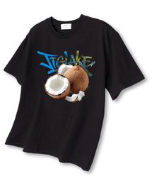 ココナッツ オーバーサイズ 半袖Tシャツ ブラック