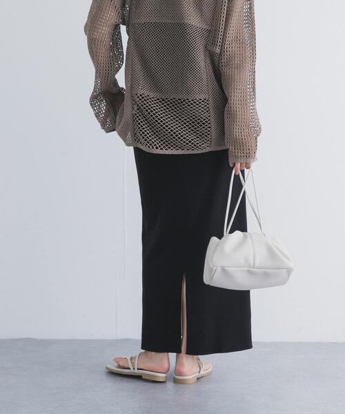 URBAN RESEARCH DOORS(アーバンリサーチドアーズ)の「リバーシブルテレコカットスカート(スカート・レディース・グレー系その他/ブラック系その他・FREE)」の6枚目の写真