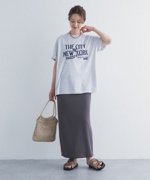 URBAN RESEARCH DOORS（アーバンリサーチドアーズ）の「リバーシブルテレコカットスカート（スカート・レディース・グレー系その他/ブラック系その他・FREE）」の20枚目の写真