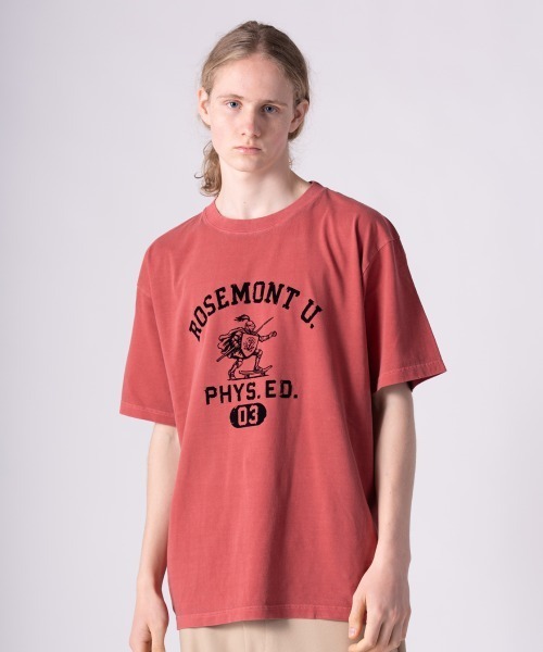rehacer（レアセル）の「rehacer TEE : Skate Collage Logo TEE / スケートカレッジロゴ T-shrt（Tシャツ/カットソー・メンズ・スミクロ/ピンク/ホワイト・X-LARGE/LARGE/MEDIUM/SMALL）」の12枚目の写真