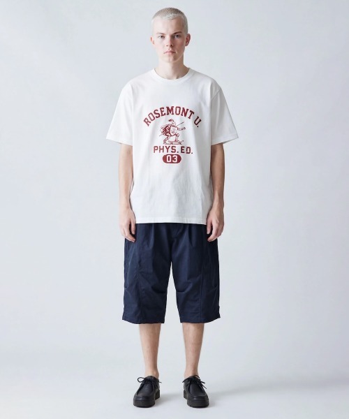 rehacer（レアセル）の「rehacer TEE : Skate Collage Logo TEE / スケートカレッジロゴ T-shrt（Tシャツ/カットソー・メンズ・スミクロ/ピンク/ホワイト・X-LARGE/LARGE/MEDIUM/SMALL）」の15枚目の写真