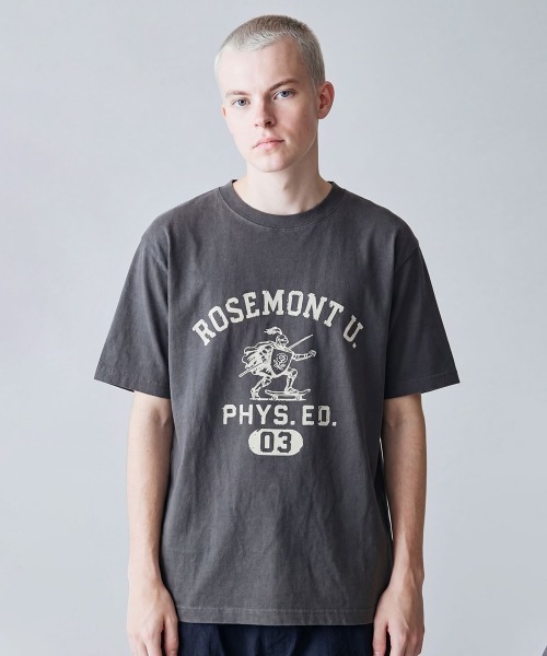 rehacer（レアセル）の「rehacer TEE : Skate Collage Logo TEE / スケートカレッジロゴ T-shrt（Tシャツ/カットソー・メンズ・スミクロ/ピンク/ホワイト・X-LARGE/LARGE/MEDIUM/SMALL）」の5枚目の写真
