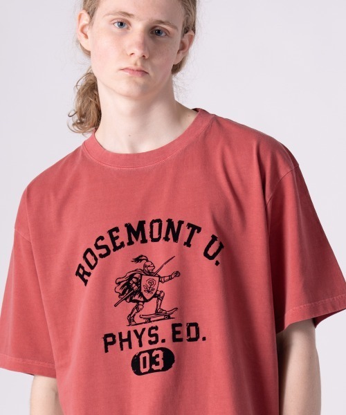 rehacer（レアセル）の「rehacer TEE : Skate Collage Logo TEE / スケートカレッジロゴ T-shrt（Tシャツ/カットソー・メンズ・スミクロ/ピンク/ホワイト・X-LARGE/LARGE/MEDIUM/SMALL）」の6枚目の写真