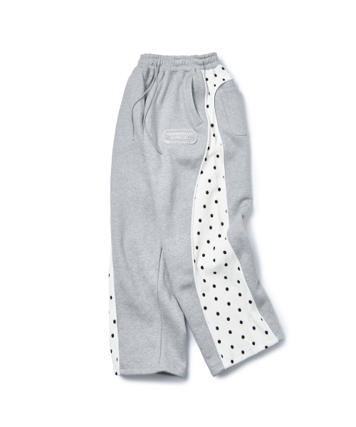 GARMENTS FAB（ガーメンツファブ）の「Velour Dot Piping Sweatpants (MELANGE GRAY)（スウェットパンツ・レディース・その他・MEDIUM/LARGE）」の2枚目の写真