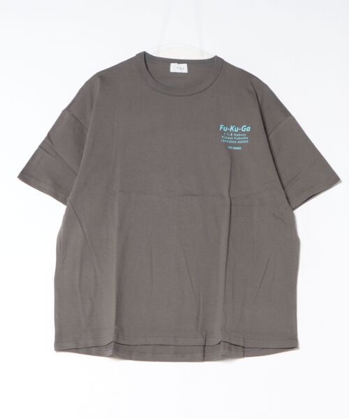 FOV(フォブ)の「フォブ 屋台 Tシャツ(Tシャツ/カットソー・レディース・チャコールグレー/ブラック・F)」の1枚目の写真