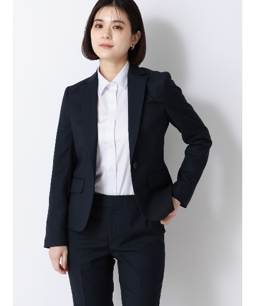 AOYAMA(アオヤマ)の「レギュラーカラーシャツ/長袖/NON IRONMAX/ストレッチ/ストライプ/Blouse(ビジネスシャツ・レディース・ライトグレー・36/40/38/42)」の9枚目の写真