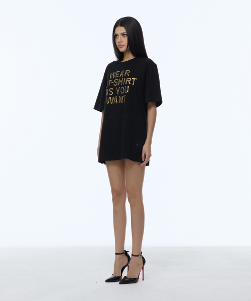 GILAARCHIVE（ギラアーカイブ）の「D.I.Y CUT-OFF OVERSIZE T-SHIRTS_BLACK（Tシャツ/カットソー・レディース・その他・FREE）」の7枚目の写真