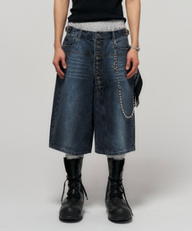 CDZ BUTTON JORTS BLUE
