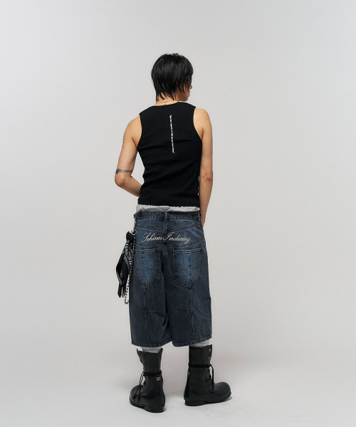 SCHISM INDUCING(スキズムインデューシング)の「CDZ BUTTON JORTS BLUE(その他パンツ・レディース・その他・M/L)」の7枚目の写真