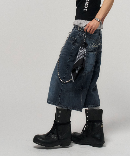 SCHISM INDUCING(スキズムインデューシング)の「CDZ BUTTON JORTS BLUE(その他パンツ・レディース・その他・M/L)」の11枚目の写真