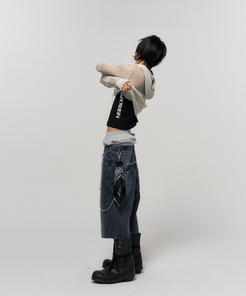 SCHISM INDUCING(スキズムインデューシング)の「CDZ BUTTON JORTS BLUE(その他パンツ・レディース・その他・M/L)」の13枚目の写真