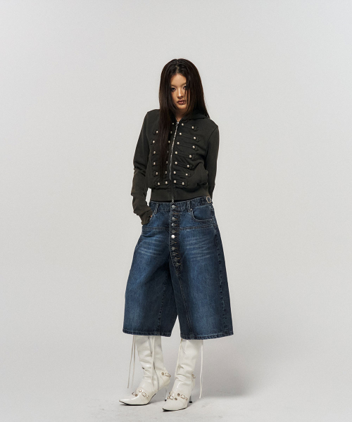 SCHISM INDUCING(スキズムインデューシング)の「CDZ BUTTON JORTS BLUE(その他パンツ・レディース・その他・M/L)」の17枚目の写真