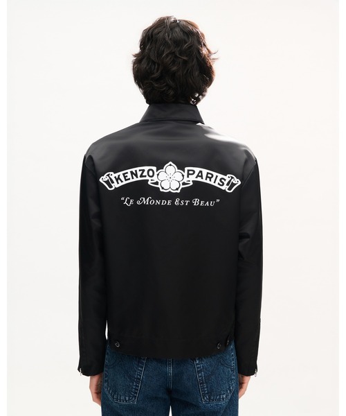 KENZO(ケンゾー)の「'KENZO Paris Emblem' ジップ コーチ ジャケット イン コーテッド ナイロン(ブルゾン・メンズ・ブラック系その他・MEDIUM/LARGE/SMALL)」の3枚目の写真