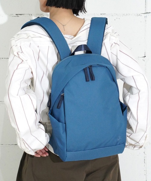 anello GRANDE(アネログランデ)の「"02"≪anello GRANDE≫OVL/オーバル 6ポケット/11L リュック(バックパック/リュック・レディース・ライトベージュ/ブラック/グレイッシュブルー・ONE SIZE)」の3枚目の写真