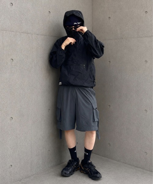 ZOZOMARKET by ren(ゾゾマーケットバイレン)の「【インフルエンサー renセレクト】ナイロンストレッチ カーゴショーツ(その他パンツ・メンズ・ブラック/チャコール・M/L)」の15枚目の写真