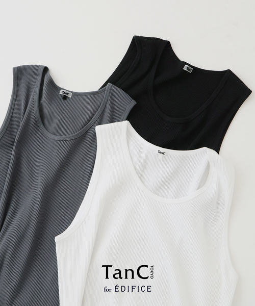 EDIFICE(エディフィス)の「TanC TOKYO for EDIFICE 別注 タンクトップ(タンクトップ・メンズ・ライトグレー/ホワイト/ブラック・FREE)」の5枚目の写真