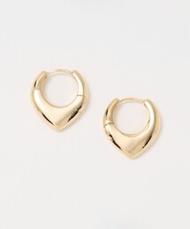 デフォルメ フープ ピアス