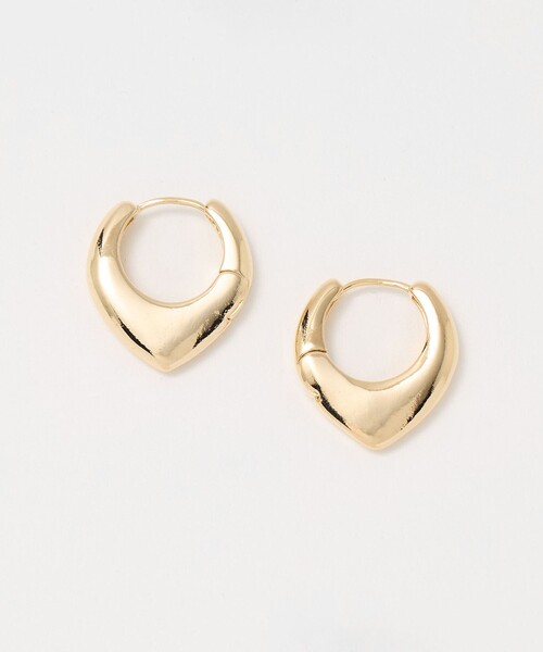 UNITED ARROWS(ユナイテッドアローズ)の「デフォルメ フープ ピアス(ピアス(両耳用)・レディース・シルバー/ゴールド・FREE)」の2枚目の写真