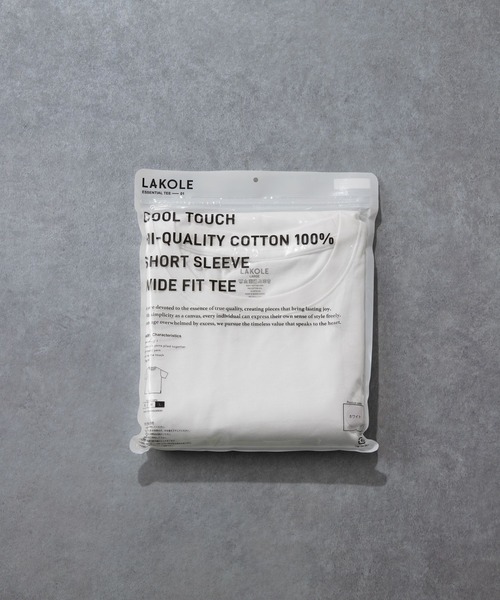LAKOLE(ラコレ)の「ヘビーウエイトパックT / 654104(Tシャツ/カットソー・メンズ・ブラック/オリーブ/ホワイト/ネイビー・LARGE/MEDIUM/SMALL)」の22枚目の写真
