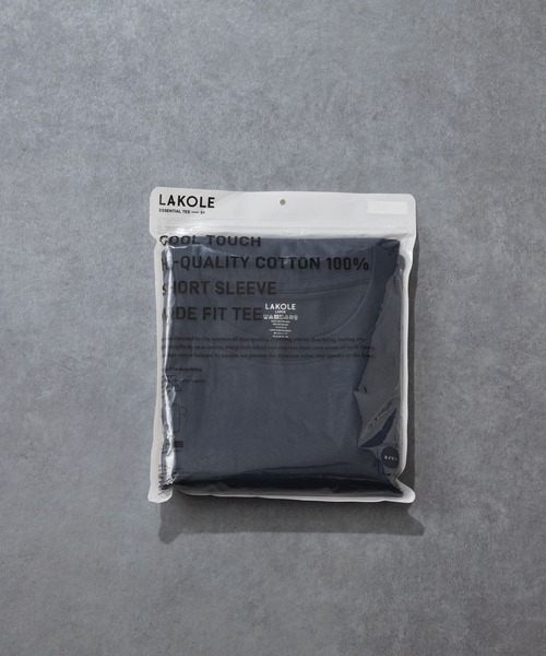 LAKOLE(ラコレ)の「ヘビーウエイトパックT / 654104(Tシャツ/カットソー・メンズ・ブラック/オリーブ/ホワイト/ネイビー・LARGE/MEDIUM/SMALL)」の7枚目の写真