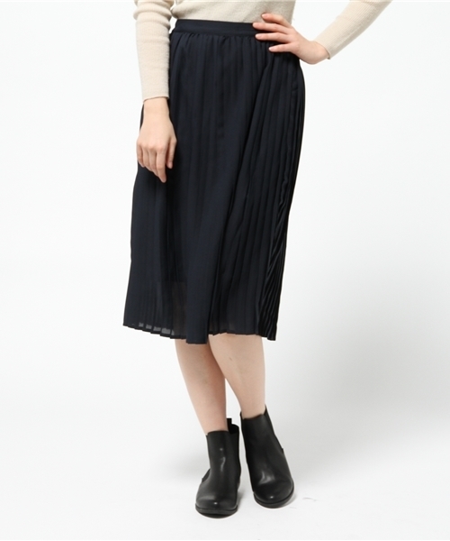 Every very nice claup（エブリィベリーナイスクラップ）の「ＰＰプリーツスカート（スカート・レディース・アイボリー/ピンクベージュ/ピンク系その他/カーキ/ネイビー・FREE）」の3枚目の写真