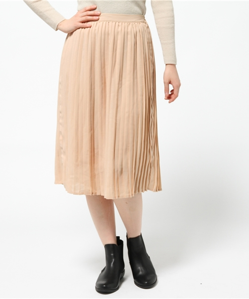 Every very nice claup（エブリィベリーナイスクラップ）の「ＰＰプリーツスカート（スカート・レディース・アイボリー/ピンクベージュ/ピンク系その他/カーキ/ネイビー・FREE）」の4枚目の写真