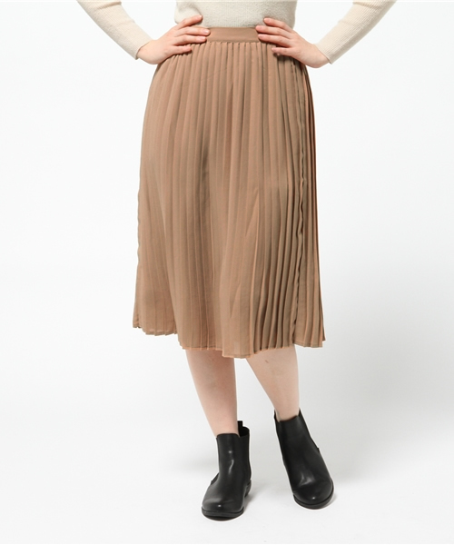 Every very nice claup（エブリィベリーナイスクラップ）の「ＰＰプリーツスカート（スカート・レディース・アイボリー/ピンクベージュ/ピンク系その他/カーキ/ネイビー・FREE）」の5枚目の写真